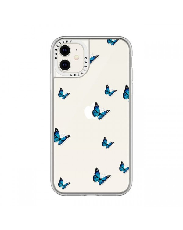 Casetify - Grip Case Wild and Blue Stickers for iPhone 11