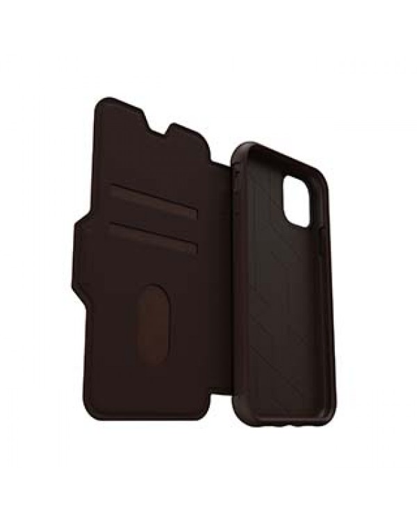 iPhone 11/XR Otterbox Brown (Espresso) Strada Leather Folio Case