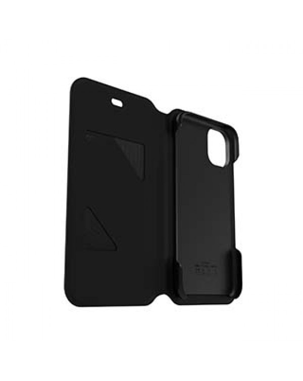 iPhone 11/XR Otterbox Black (Black Night) Strada Via Folio Case