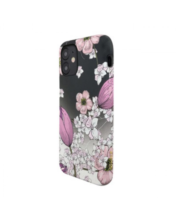 iPhone 12 Mini Uunique Pink (Pink Tulip) Nutrisiti Eco Printed Back Case