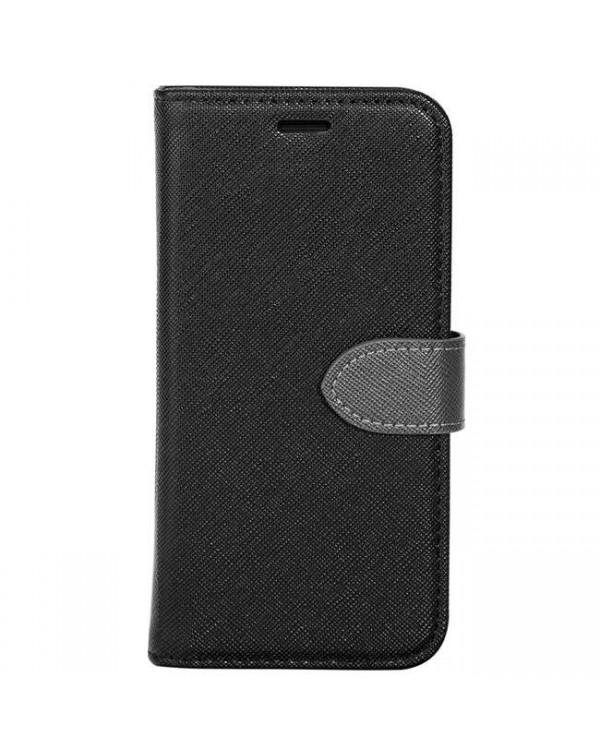 Blu Element - 2 in 1 Folio Case Black/Grey for iPhone XS Max