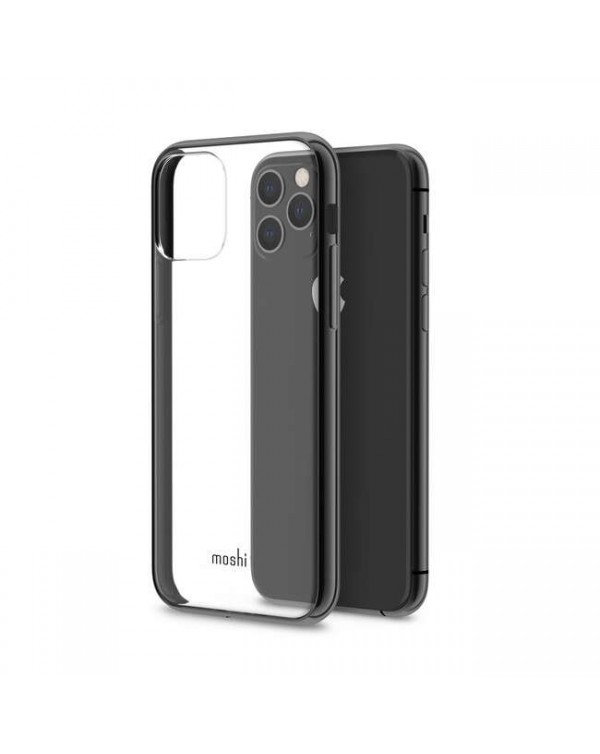 Moshi - Vitros Clear Case Raven Black for iPhone 11 Pro