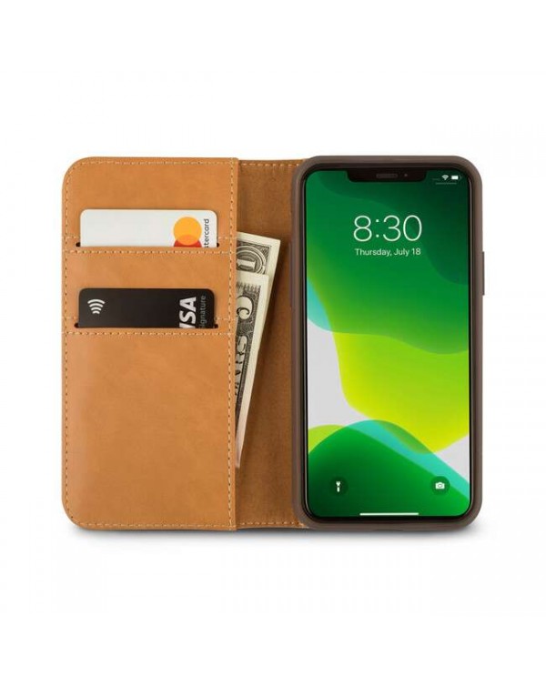 Moshi - Overture Wallet Folio Case Pink for iPhone 11 Pro