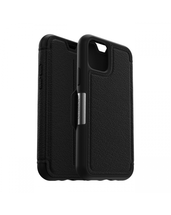 Otterbox - Strada Folio Leather Case Shadow (Black) for iPhone 11 Pro