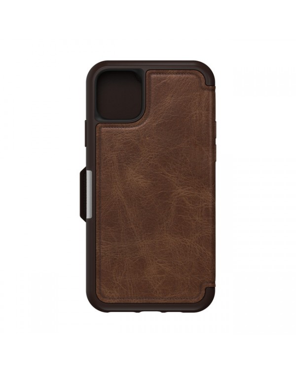 Otterbox - Strada Folio Leather Case Espresso (Dark Brown) for iPhone 11 Pro Max