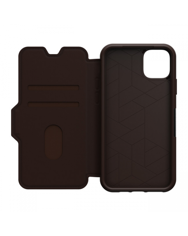 Otterbox - Strada Folio Leather Case Espresso (Dark Brown) for iPhone 11 Pro Max