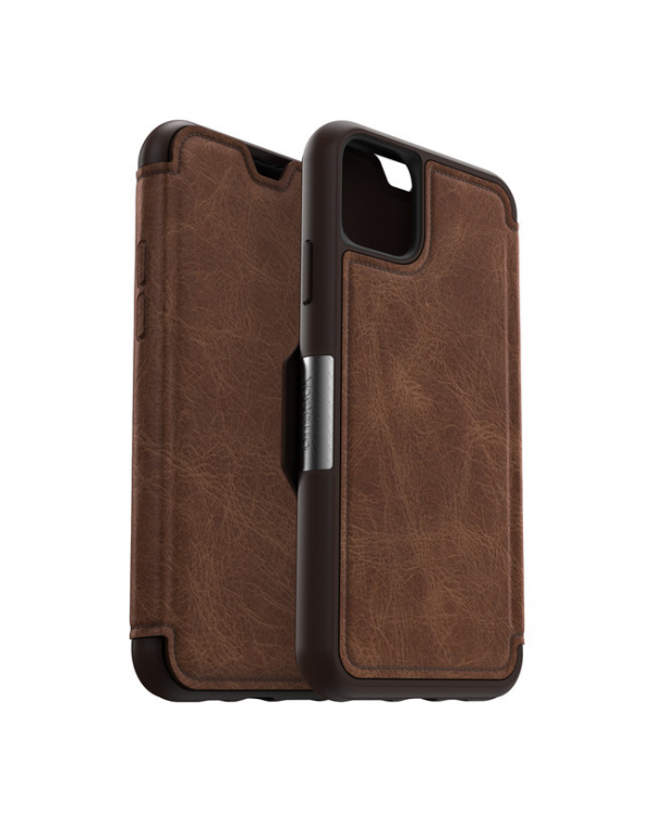 Otterbox - Strada Folio Leather Case Espresso (Dark Brown) for iPhone 11 Pro Max