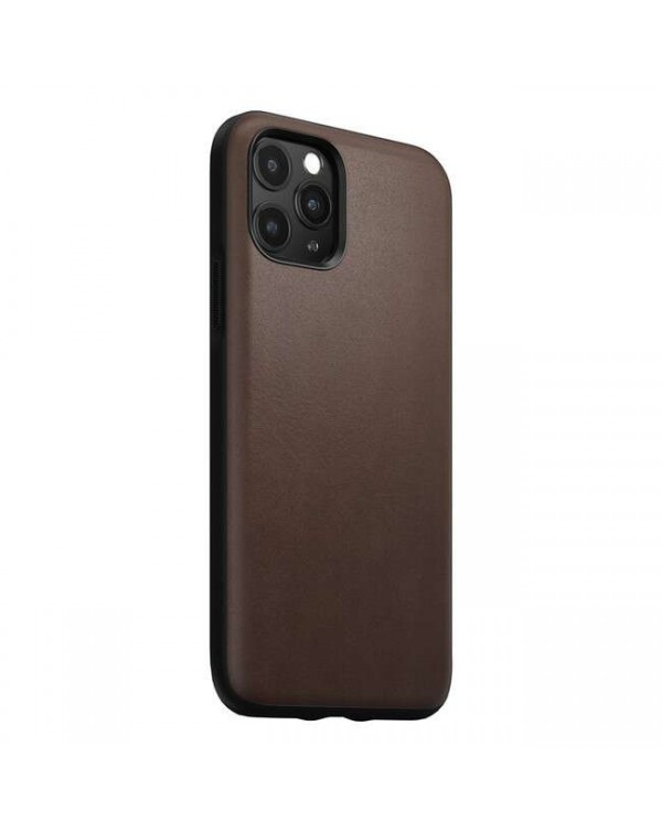 Nomad - Rugged Leather Case Rustic Brown for iPhone 11 Pro