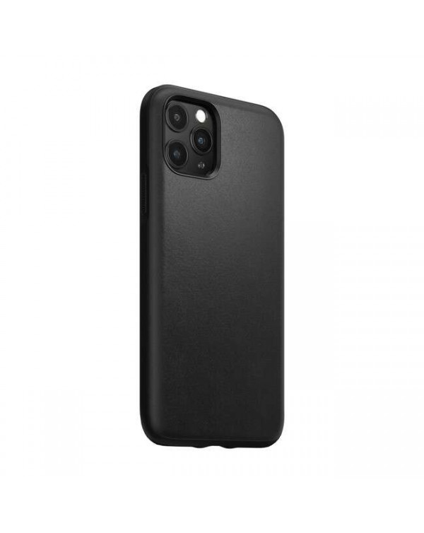 Nomad - Rugged Leather Case Black for iPhone 11 Pro