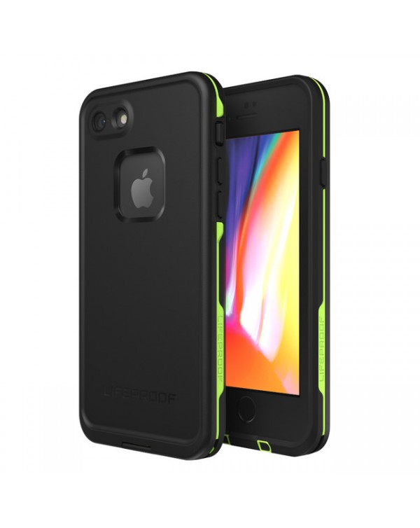 LifeProof - Fre Waterproof Case Night Lite (Black/Lime) for iPhone SE 2020/8/7