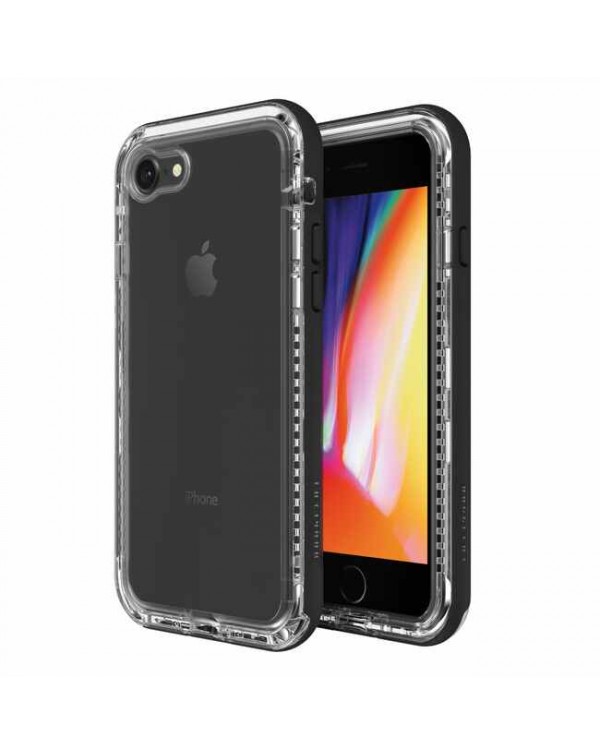 LifeProof - Next Dropproof Case Black Crystal (Clear/Black) for iPhone SE 2020/8/7