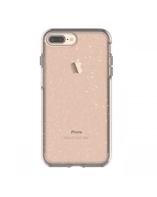 Otterbox - Symmetry Clear Protective Case Stardust (Silver Flake/Clear) for iPhone 8 Plus/7 Plus