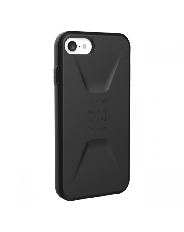 UAG - Civilian Rugged Featherlight Case Black for iPhone SE 2020/8/7/6S/6