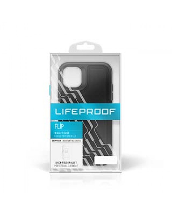 iPhone 11/XR LifeProof Black (Dark Knight) Flip Series Case