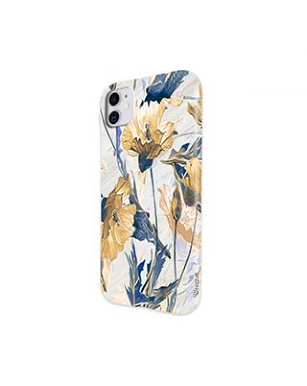 iPhone 11/XR Uunique Yellow (Antique Yellow) Nutrisiti Eco Printed Back Case