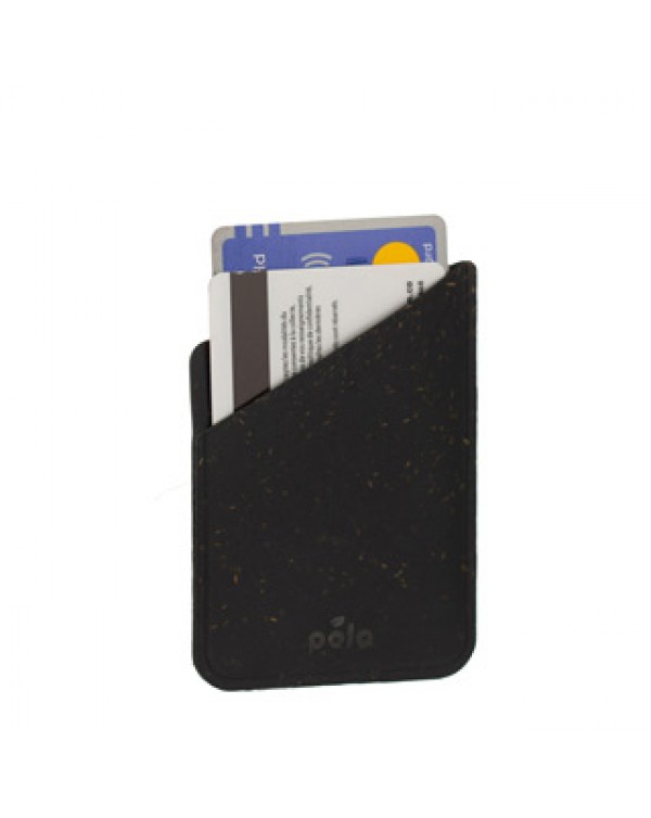 Pela Black Compostable Eco-Friendly Card Holder