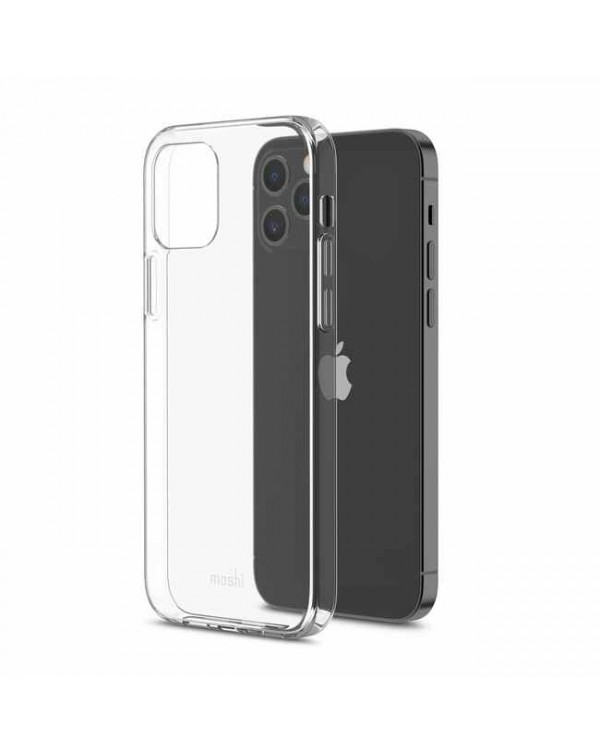 Moshi - Vitros Clear Case Crystal Clear for iPhone 12/12 Pro