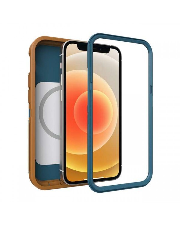 Otterbox - Defender XT with MagSafe Protective Case Orange for iPhone 12/12 Pro