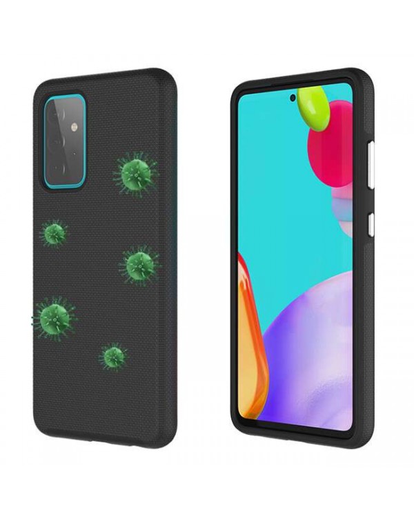 Blu Element - Antimicrobial Armour 2X Case Black for Samsung Galaxy A52