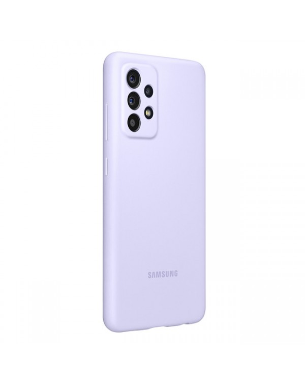 Samsung - Silicone Cover Case Lavender for Samsung Galaxy A52