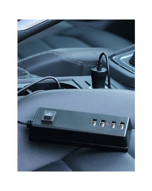 XTREME 4 PORT USB POWER HUB CAR