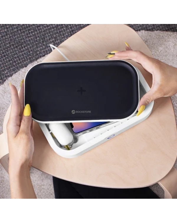 Turbo UV Light Sterilizer Box + Fast Wireless Charger