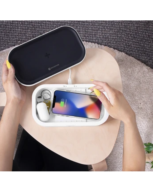 Turbo UV Light Sterilizer Box + Fast Wireless Charger