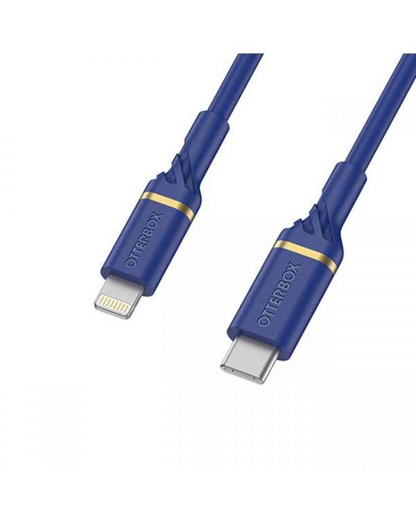 Otterbox - Charge/Sync Lighting to USB-C Fast Charge Cable 4ft Blue