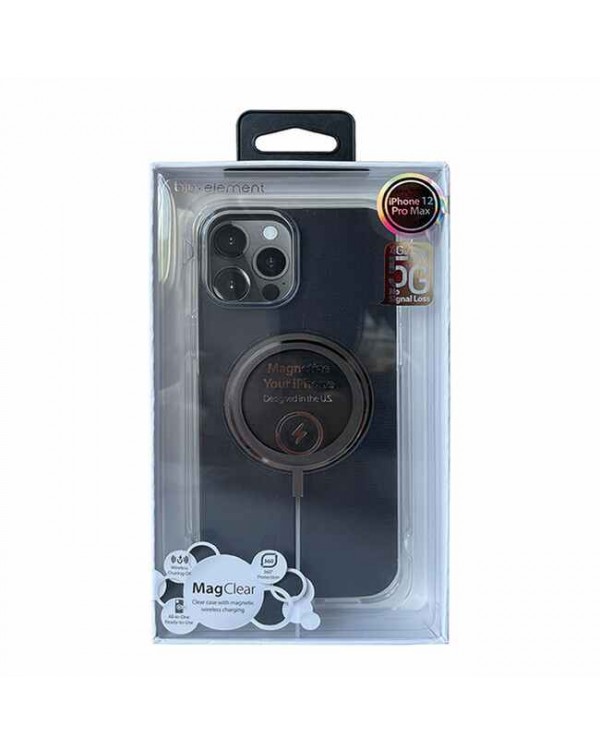 Blu Element - MagClear Case Clear for iPhone 12/12 Pro