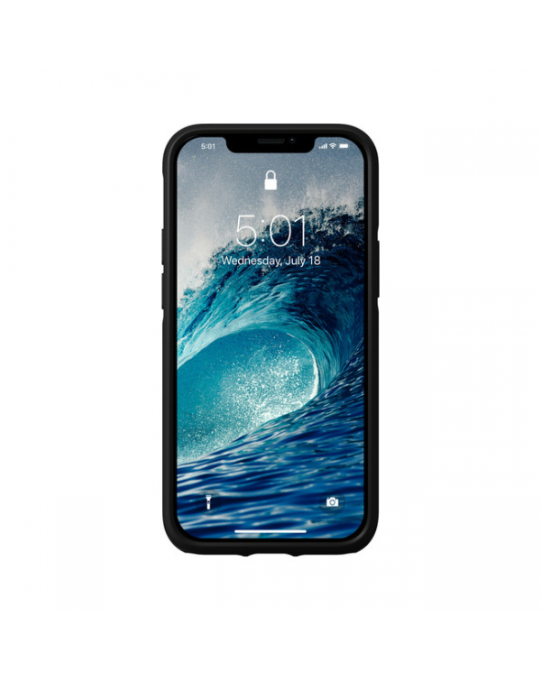 Nomad - Rugged Leather Case Black for iPhone 12 mini
