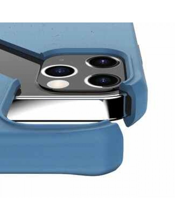 Feronia Bio - Terra DropSafe Biodegradable Case Blue for iPhone 12/12 Pro - This Case Plants 1 Tree
