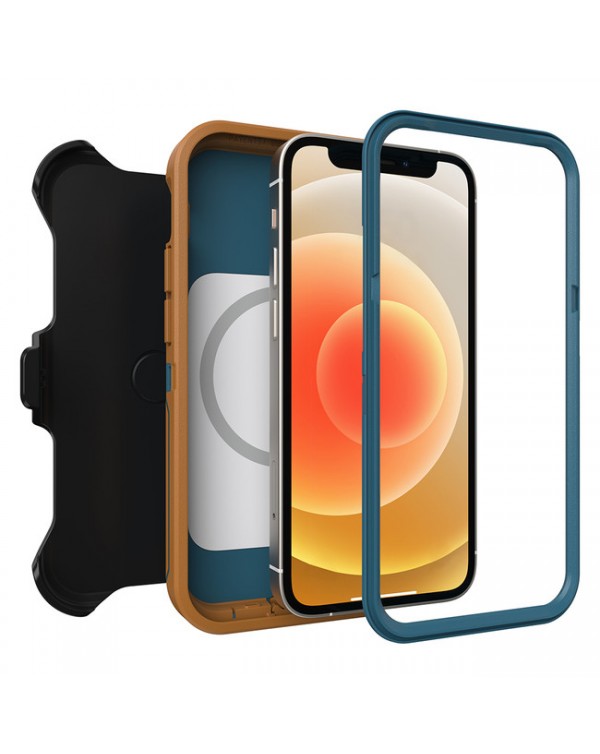Otterbox - Defender XT with MagSafe Protective Case Orange for iPhone 12 mini