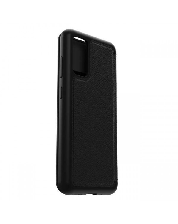 Otterbox - Strada Folio Leather Case Shadow (Black/Pewter) for Samsung Galaxy S20