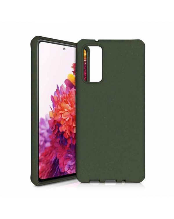 Feronia Bio - Terra DropSafe Biodegradable Case Kaki for Samsung Galaxy S20 Fan Edition - This Case Plants 1 Tree