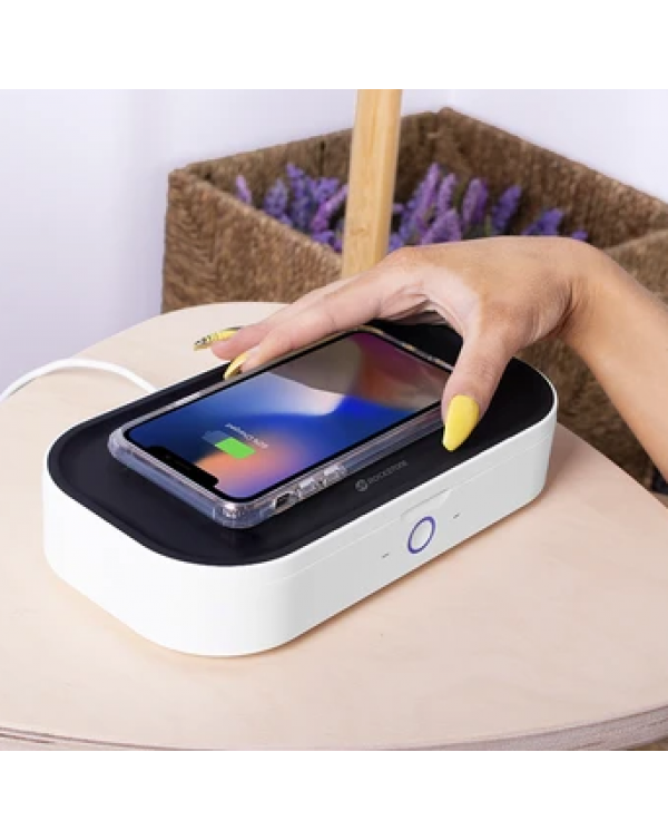 Turbo UV Light Sterilizer Box + Fast Wireless Charger