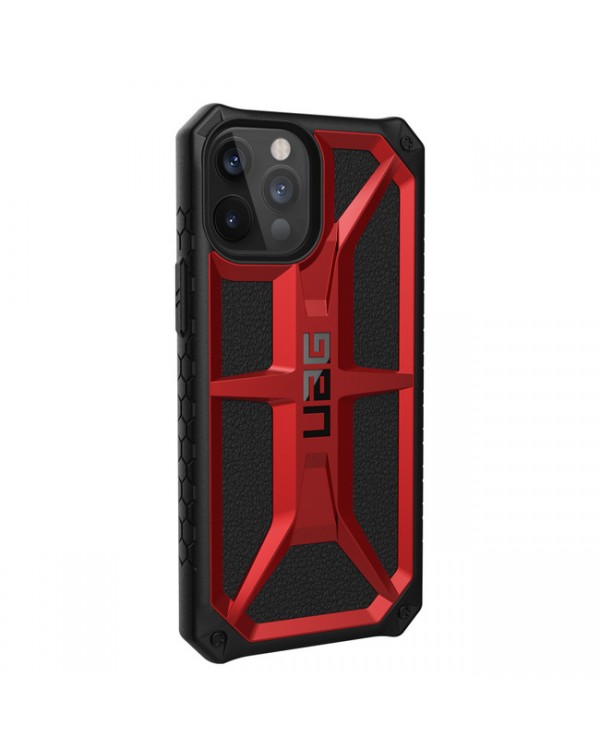 UAG - Monarch Rugged Case Crimson for iPhone 12 Pro Max