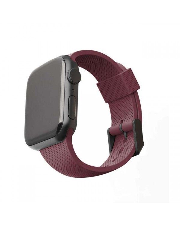 UAG - [U] Dot Silicone Strap Aubergine for Apple Watch Series 6/SE/5/3/4 40/38mm