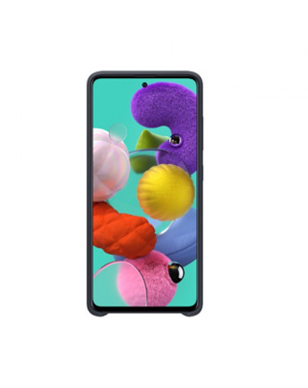 Samsung Galaxy A71 Black OEM Silicone Cover Case