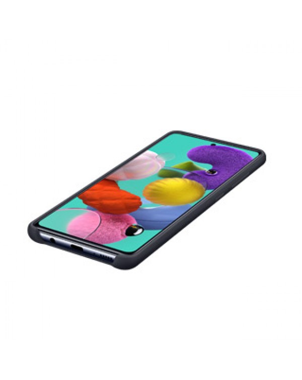 Samsung Galaxy A71 Black OEM Silicone Cover Case