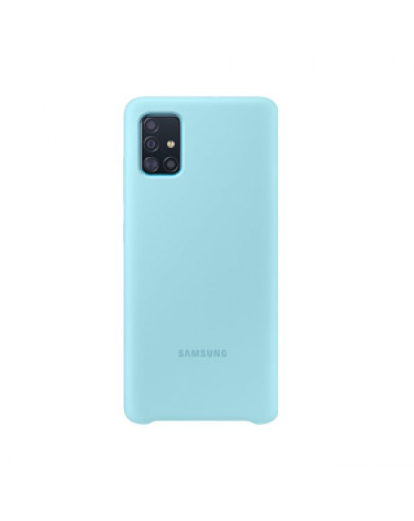 Samsung Galaxy A51 Blue OEM Silicone Cover Case