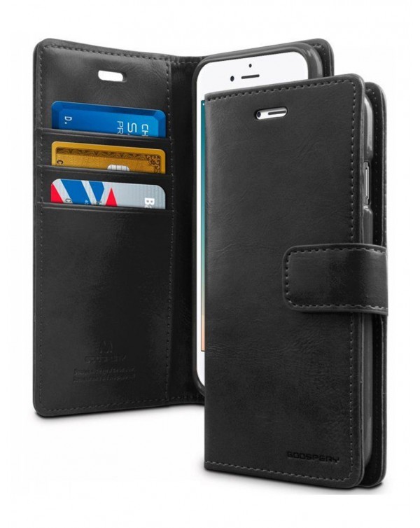 Mercury Bluemoon Diary for Apple iPhone 7 Plus/8 Plus-Black