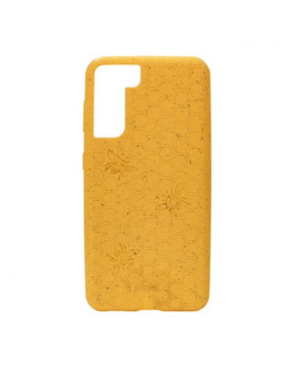 Samsung Galaxy S21 5G Pela Yellow Honey Bee Edition Compostable Eco-Friendly Protective Case