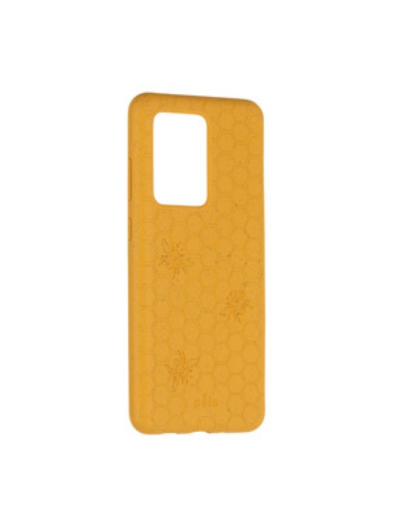 Samsung Galaxy S20 Ultra 5G Pela Yellow (Honey Bee Edition) Compostable Eco-Friendly Protective Case