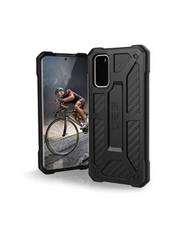 Samsung Galaxy S20 5G UAG Black (Carbon Fiber) Monarch Case