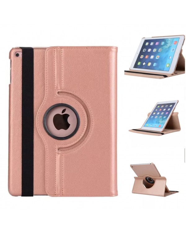 Rotating Flip Cover For Apple iPad Air 3 Rose Gold