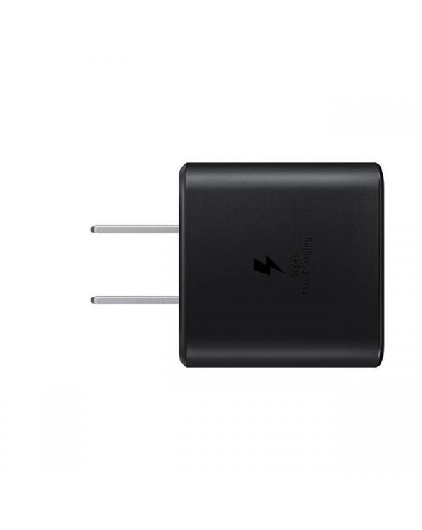 Samsung - Super Fast Charging Travel Adapter Single USB 45W with USB-C to C Cable 3.3ft Black