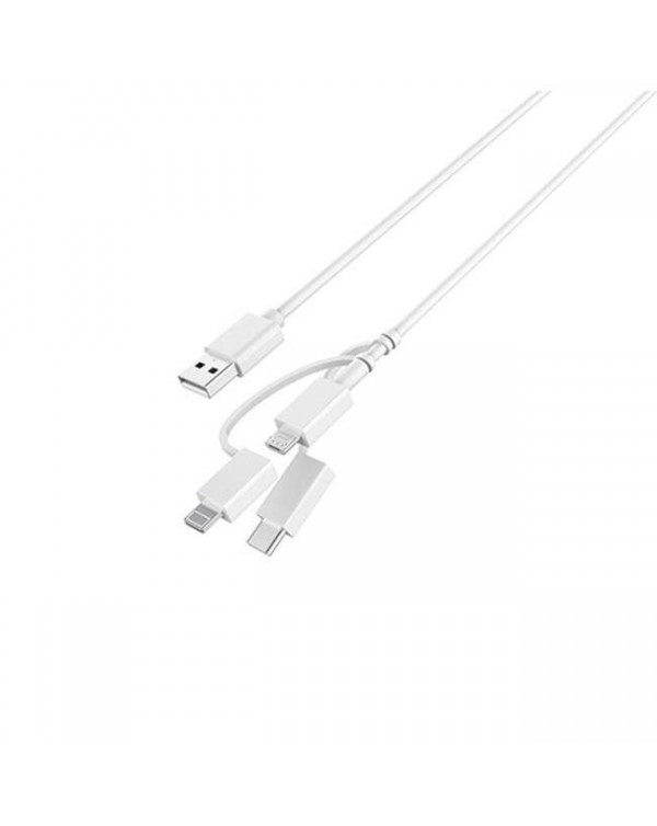 Otterbox - Portable Power Kit 5000 mAh with 3 in 1 Cable White