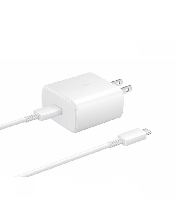 Samsung - Travel Adapter with USB-C to C Cable 45W White