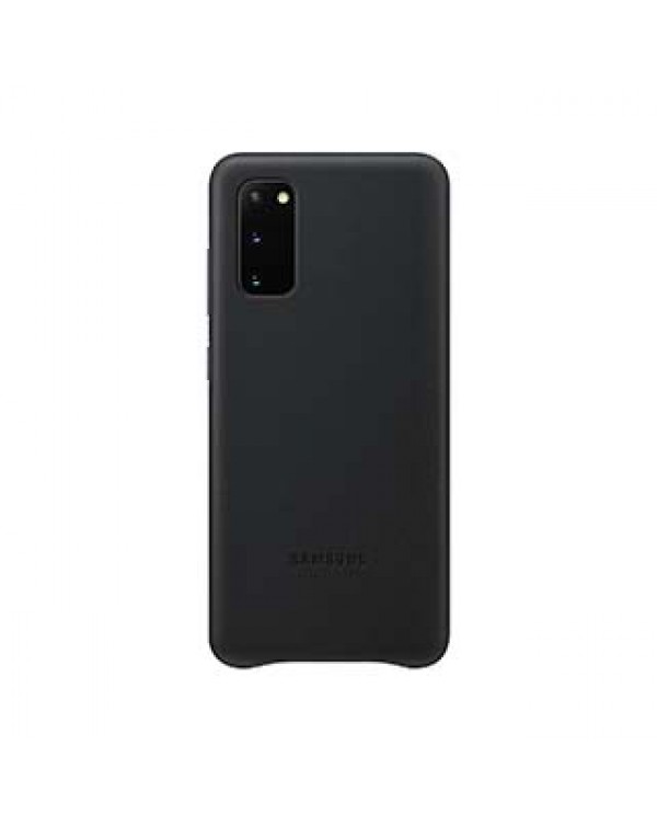Samsung Galaxy S20 5G Black OEM Leather Cover Case
