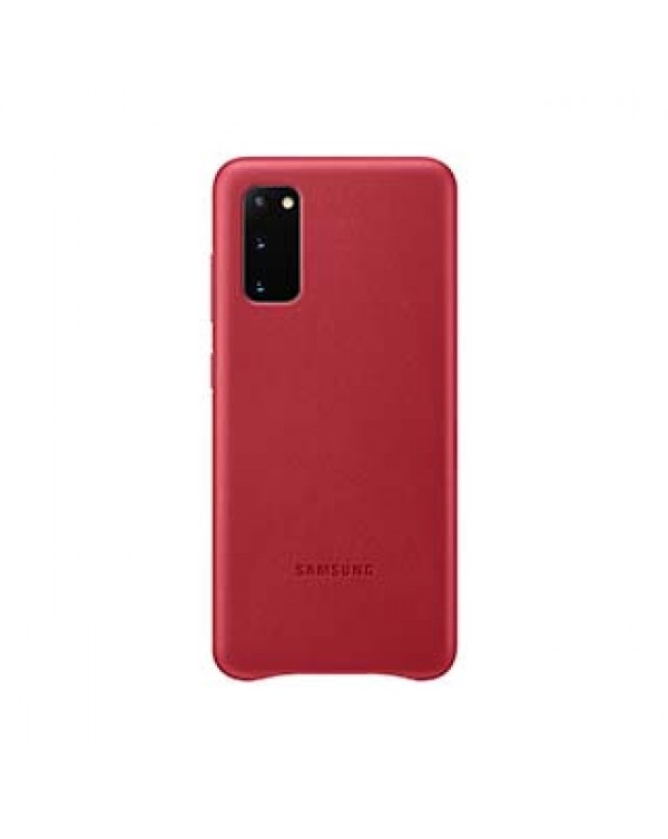 Samsung Galaxy S20 5G Red OEM Leather Cover Case